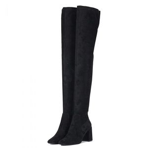 Jeffery Campbell Over the Knee Black Boots